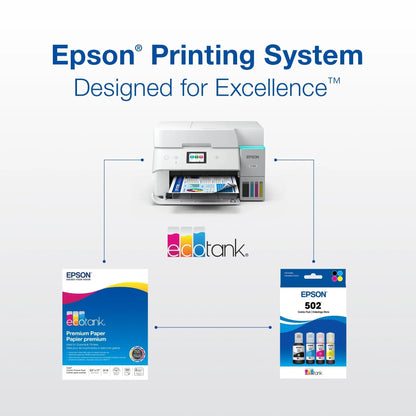 502 Ecotank Ink Ultra-High Capacity Black Bottle Works with ET-2750, ET-2850, ET-2980, ET-2988, ET-3750, ET-3760, ET-3850, ET-4850, and Other Select Ecotank Models