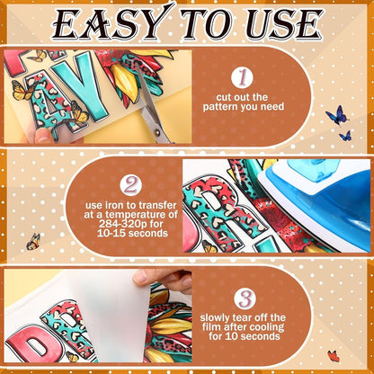 Tellingyou 36 Sheets Iron on Transfers Patches Dtf Ready to Press Vinyl Iron on Patch Embroidered Applique for T Shirt Jacket Pillow Covers Backpack Hoodies DIY Decorations(Black Girl)