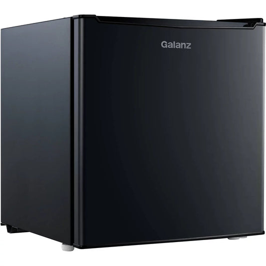 1.7 Cu Ft Single Door Mini Fridge GL17BK, Black, New