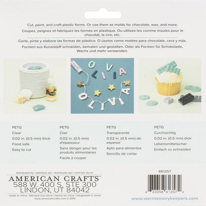 Mold Press Plastic Sheets 6/Pkg-Clear
