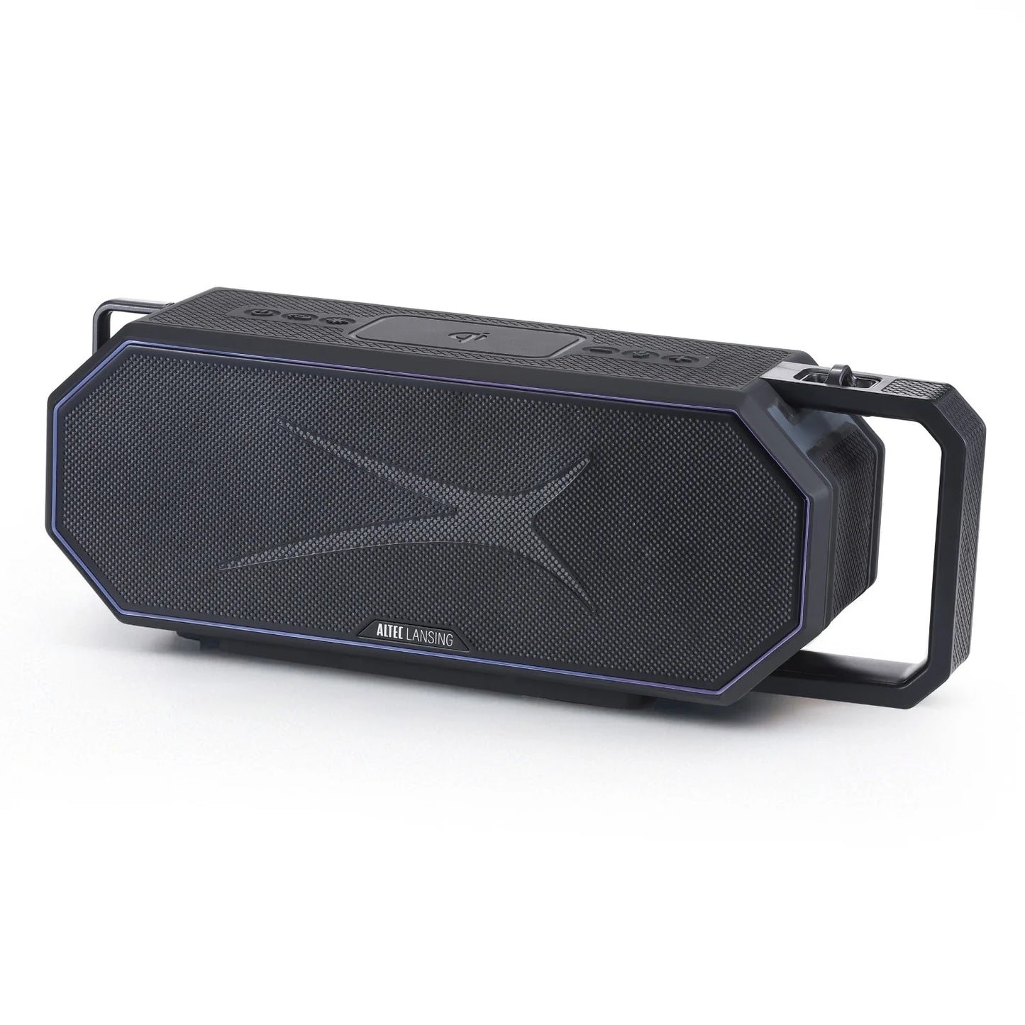 Hydrashock 2.0 Everythingproof™ Bluetooth Speaker, 20H Playtime, Hyperedge LED, Qi Wireless Charging, IP67 Waterproof, Party Sync, USB-C Fast Charge