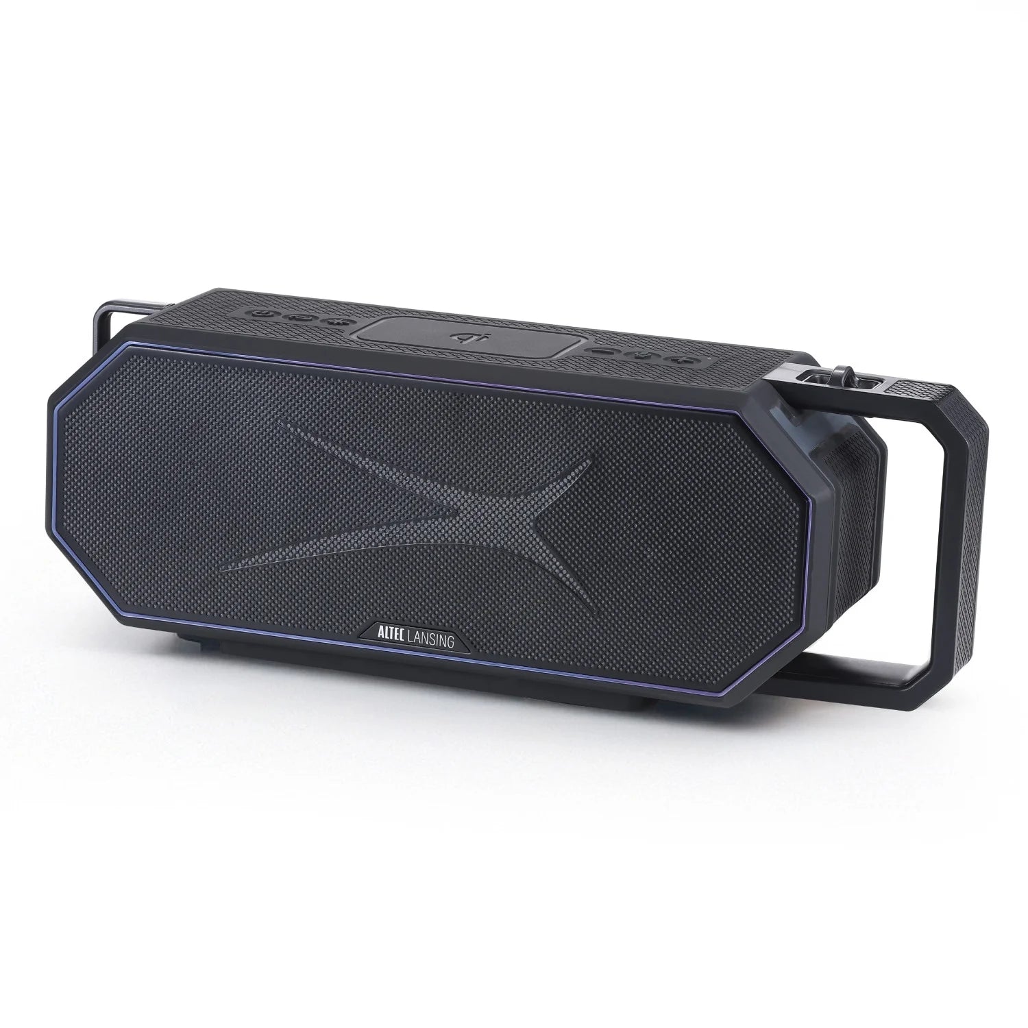 Hydrashock 2.0 Everythingproof™ Bluetooth Speaker, 20H Playtime, Hyperedge LED, Qi Wireless Charging, IP67 Waterproof, Party Sync, USB-C Fast Charge