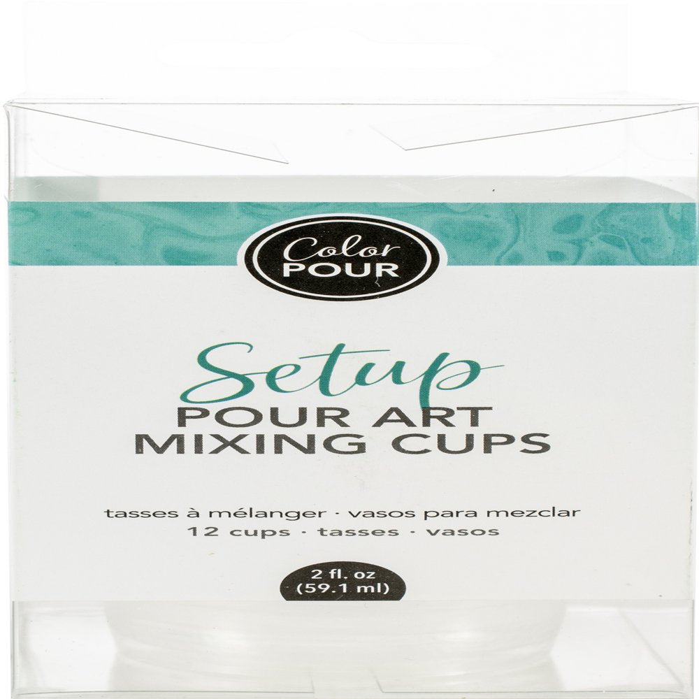 Color Pour Mixing Cups 12/Pkg