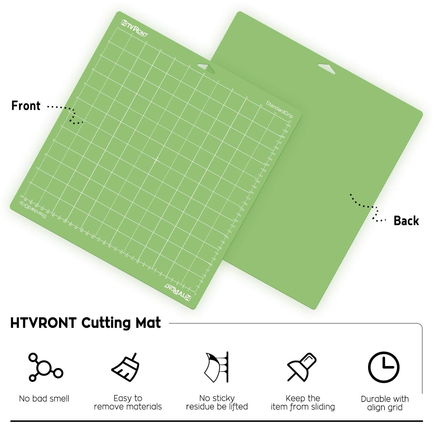 Loklik Cutting Machine 2 & Cutting Mat Compatible with Cricut Cutting Machine, 6 Pack Cutting Mat 12X12