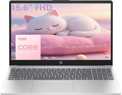 HP 15.6" FHD Laptop 2026 Edition with Copilot AI, 16GB RAM, 1TB SSD, Intel Processor, Long Battery Life, Lightweight 3.64 Lbs, Microsoft 365, Windows 11 for Students & Office