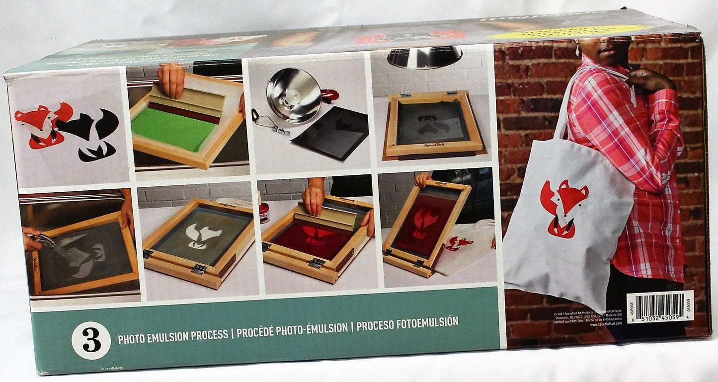 Advanced All-In-One Screen Printing Kit, Includes LED UV Exposure Lamp