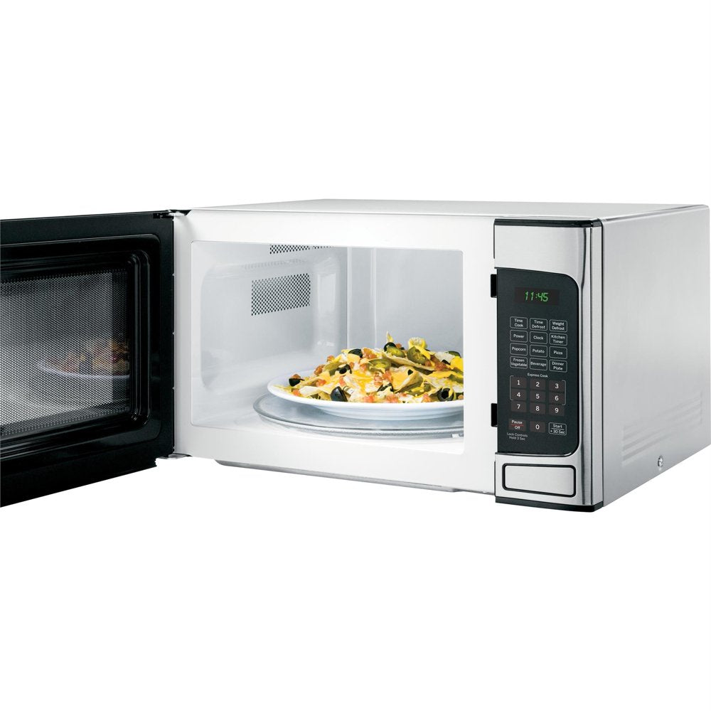 ® 1.1 Cu. Ft. Capacity Countertop Microwave Oven (Stainless Steel)