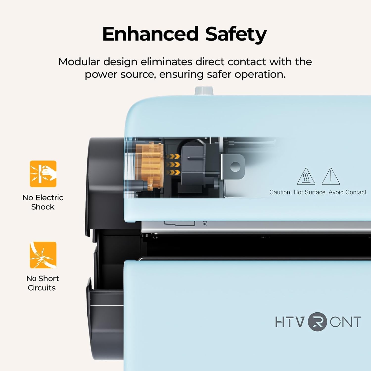 A200 Tumbler Heat Press Attachment - Full Cup Heat Press for 40 OZ Handled Tumbler, Comes with a 40 OZ Tumbler with Handle, Install and Replace in Seconds, Built to Last 10000+ Presses