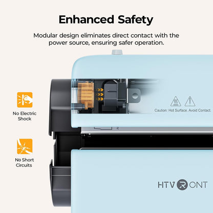 A200 Tumbler Heat Press Attachment - Full Cup Heat Press for 40 OZ Handled Tumbler, Comes with a 40 OZ Tumbler with Handle, Install and Replace in Seconds, Built to Last 10000+ Presses