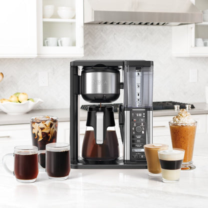 ® Specialty Coffee Maker with Fold-Away Frother and Glass Carafe CM401