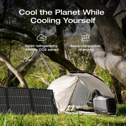 WAVE 3 Portable Air Conditioner, 1800W/6100 BTU Cooling and 2000W/6800 BTU Heating, 1000W Fast Charging in 75 Mins, 8H Wireless Running, APP Control, for Camping, Vanlife, Rvs