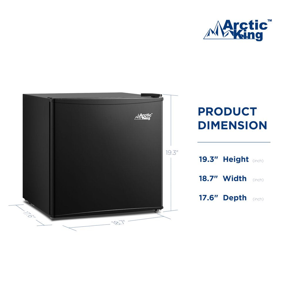 1.7 Cu Ft No Freezer Mini Fridge, Black, E-Star, ARM17A5ABB