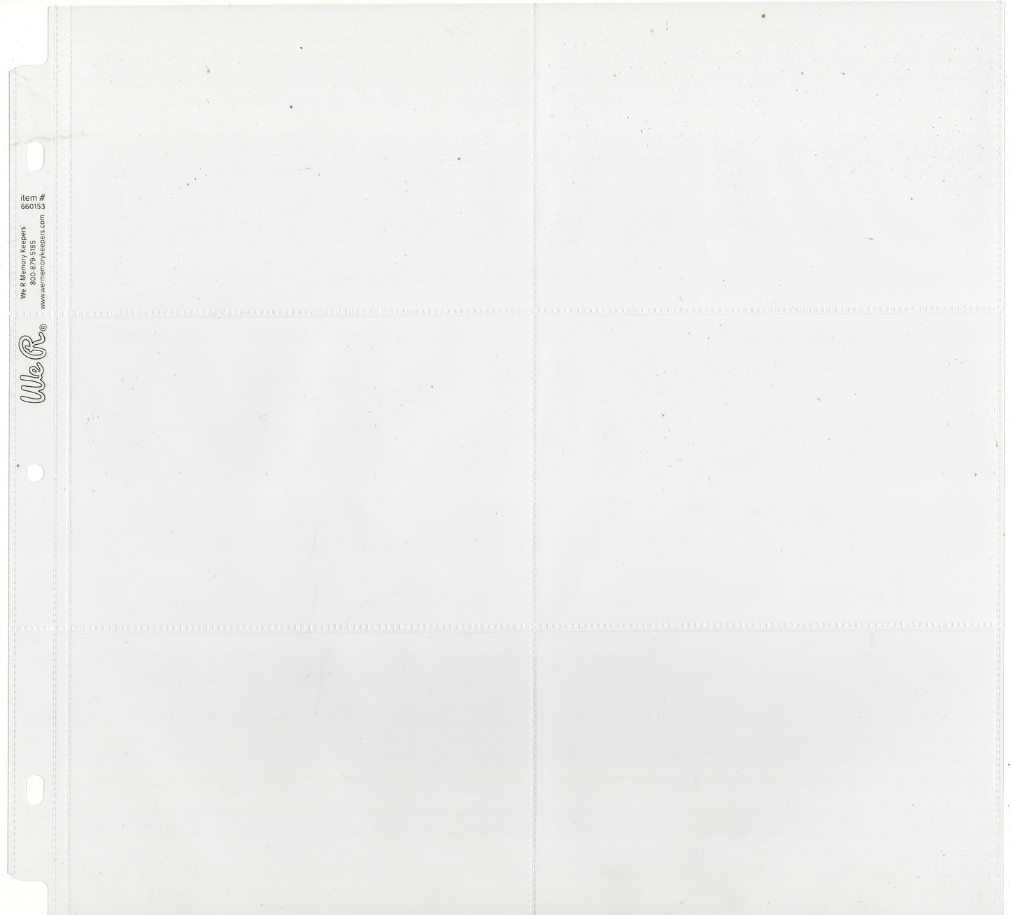 Multipack of 12 - We R Post Bound Photo Sleeves 12"X12" 10/Pkg-Six 4"X6" Pockets