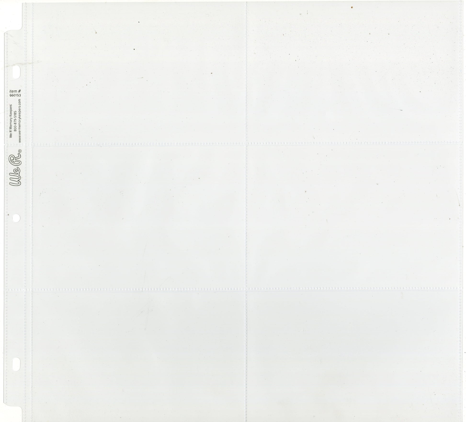 Multipack of 12 - We R Post Bound Photo Sleeves 12"X12" 10/Pkg-Six 4"X6" Pockets