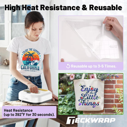 Clear Transfer Tape for Vinyl -12INCH X 10 Ft,White Alignment Grid for Heat Transfer Vinyl, Printable HTV, DIY Decals, Signs, Stickers, Adhesive Vinyl