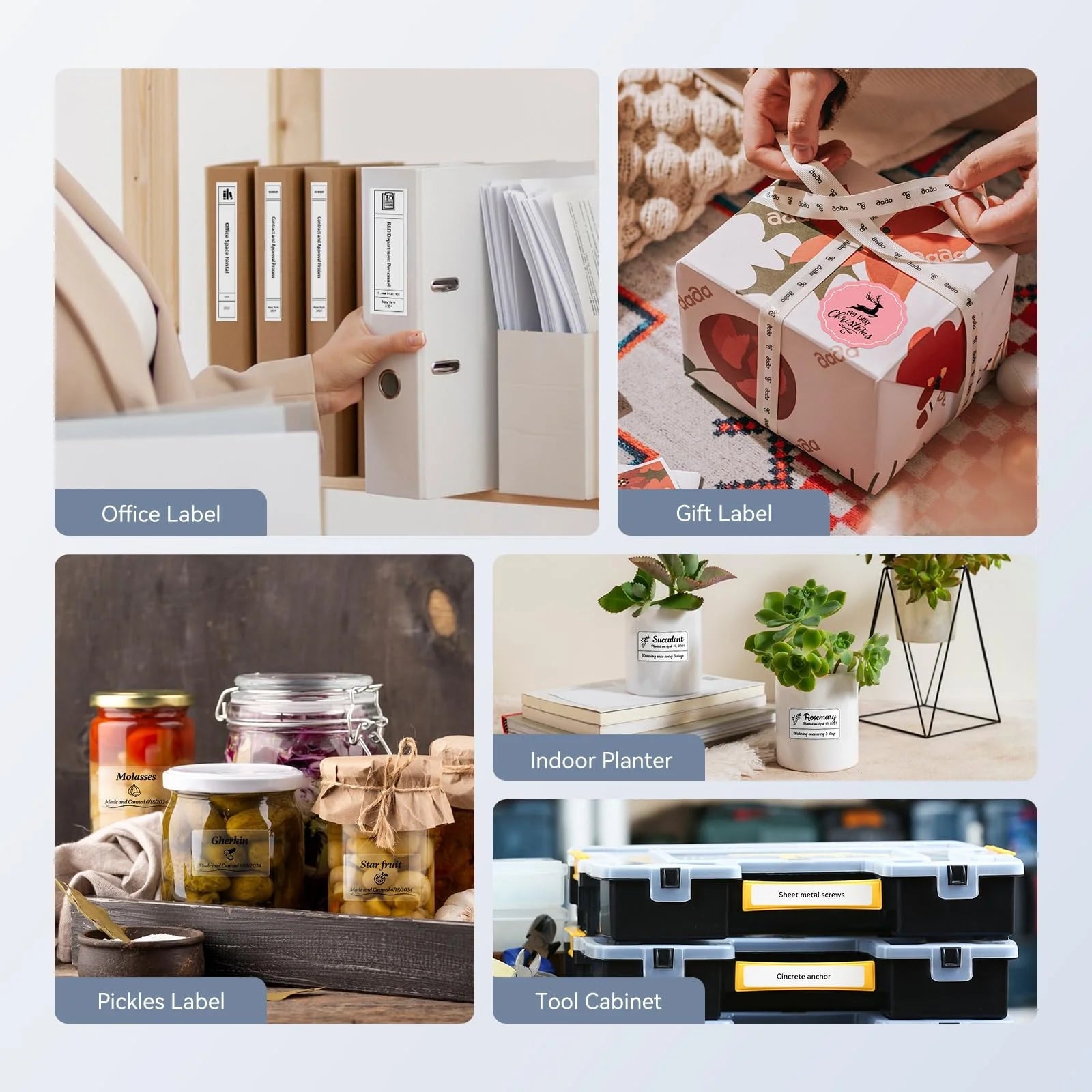 B31 Label Maker Machine, 3 Inches Barcode Label Printer Wireless Thermal Sticker Printer(Blue)