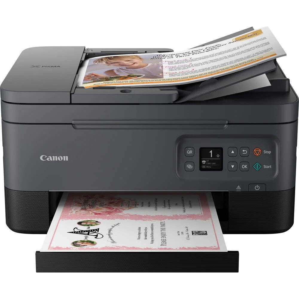 Canon PIXMA Color Inkjet All-In-One Printer, Black