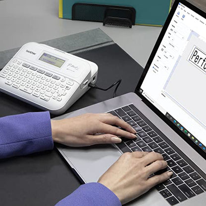 Brother P-Touch PT-D410 Home/Office Advanced Label Maker | Connect via USB to Create and Print on TZe Label Tapes up to ~3/4 inch
