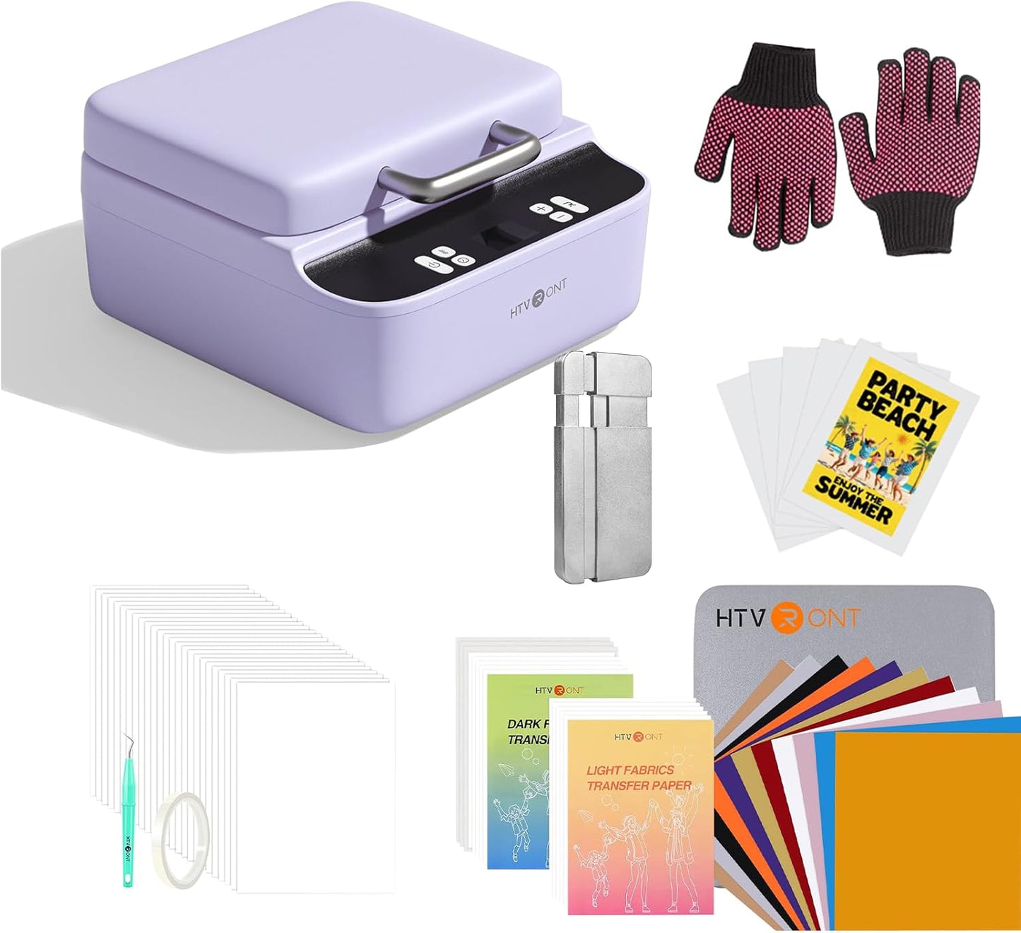 Phone Case Heat Press(Compatible with Android) & 52 Pcs Heat Press Accessories