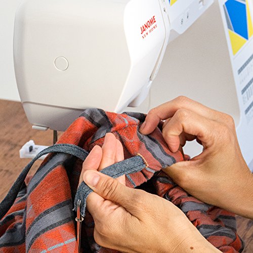 Janome MOD-30 Computerized Sewing Machine with 30 Built-In Stitches, 3 One-Step Buttonholes, Drop Feed and Accessories