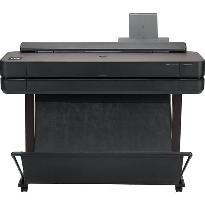 HP DesignJet T650,Color Large Format 24-inch Plotter Printer, Includes 2-Year Warranty Care Pack (5HB08H) ,Black