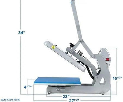 Stahls' Hotronix Auto Clam Heat Press 11"X15" - 110V: Professional Grade for Perfect Transfers Every Time. Experience Efficiency and Professional Results, Elevating Your Creations to the Next Level.
