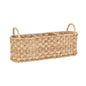 '- Beige Oval Rattan Caddy