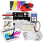 Sawgrass SG500 Sublimation Printer with SubliJet UHD Standard Kit Bundle for Sublimation Blank Printing. Includes Samples, Subli Ink, Heat Tape & Dispenser, Beginners Guide, & Paper.