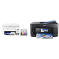 Epson EcoTank ET-4800 Wireless All-in-One Cartridge-Free Supertank Printer with Scanner, Copier, Fax, ADF and Ethernet – Ideal-for Your Home Office, White