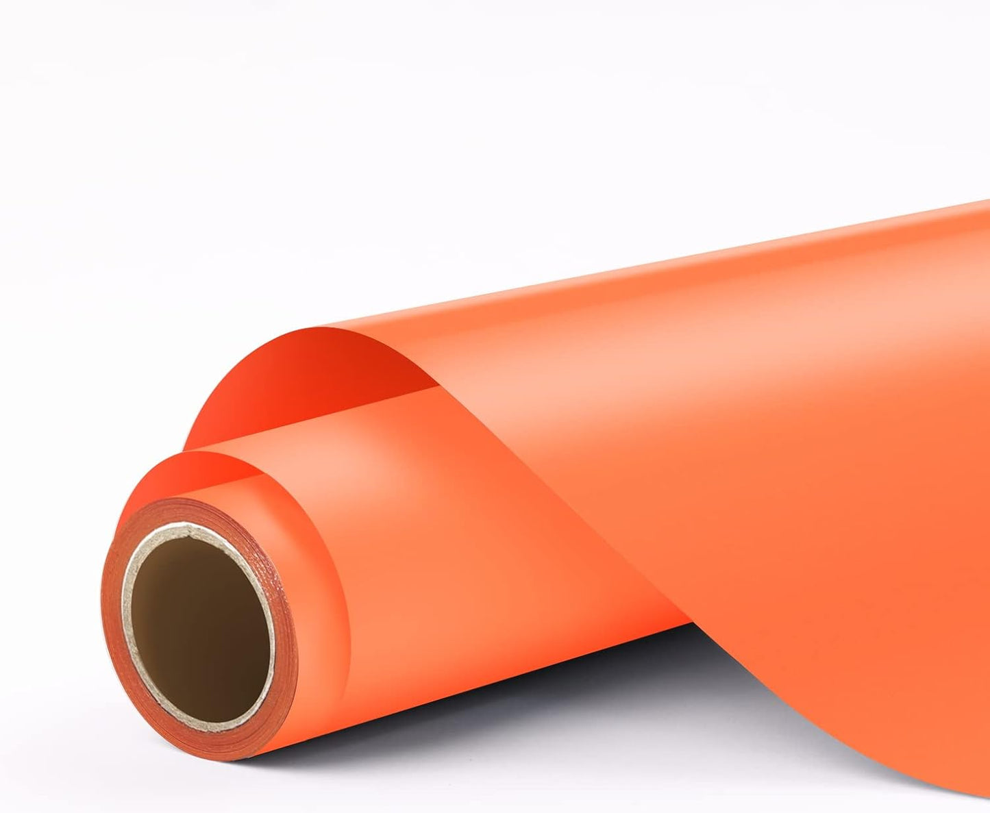 HTVRONT Orange htv Vinyl, 12" x 5 FT Roll