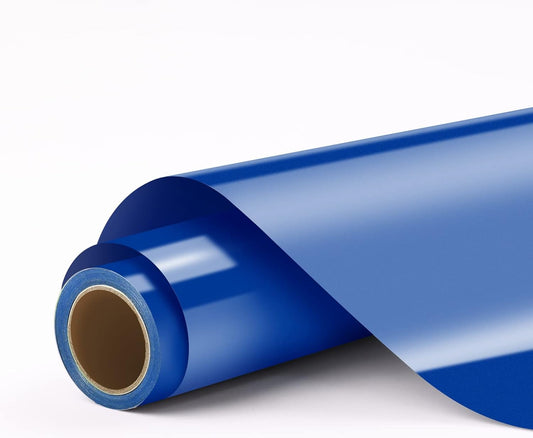 HTVRONT Blue htv Vinyl Rolls - 12" x 5 FT Roll