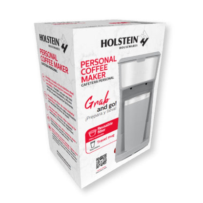 Holstein Housewares - 5 Cup Drip Coffee Maker - Convenient and User Friendly with Permanent Filter, Borosilicate Glass Carafe, Water Level Indicator, Auto Pause /Serve and Keep Warm Functions, Teal