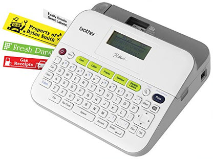 Brother P-Touch PT-D410 Home/Office Advanced Label Maker | Connect via USB to Create and Print on TZe Label Tapes up to ~3/4 inch