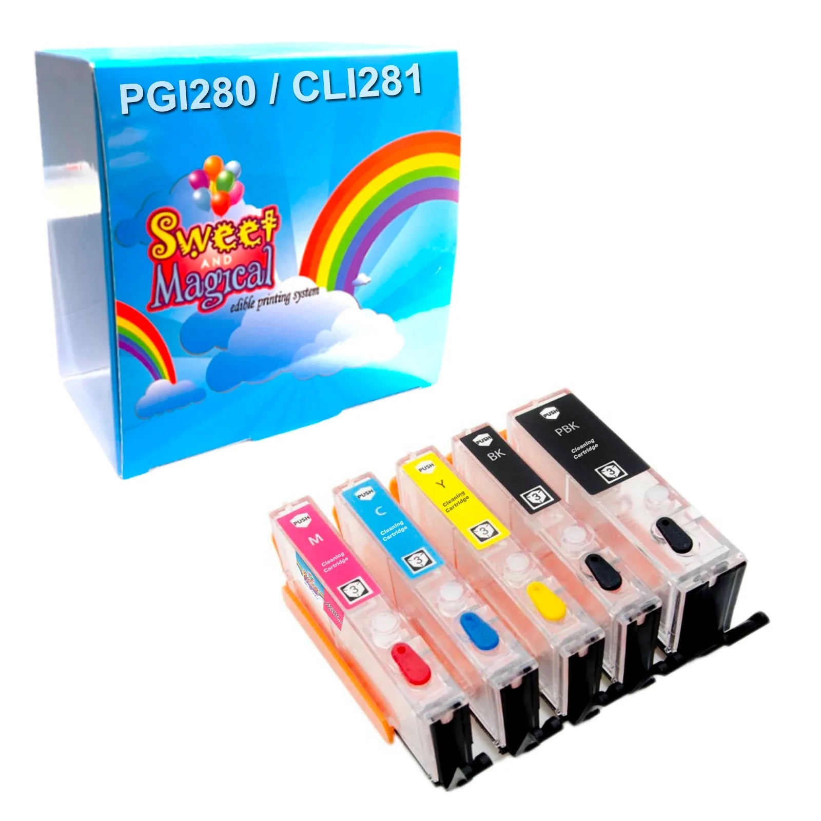 Cleaning Cartridge for Edible Printer (PGI280/CLI281) (5-Pack)