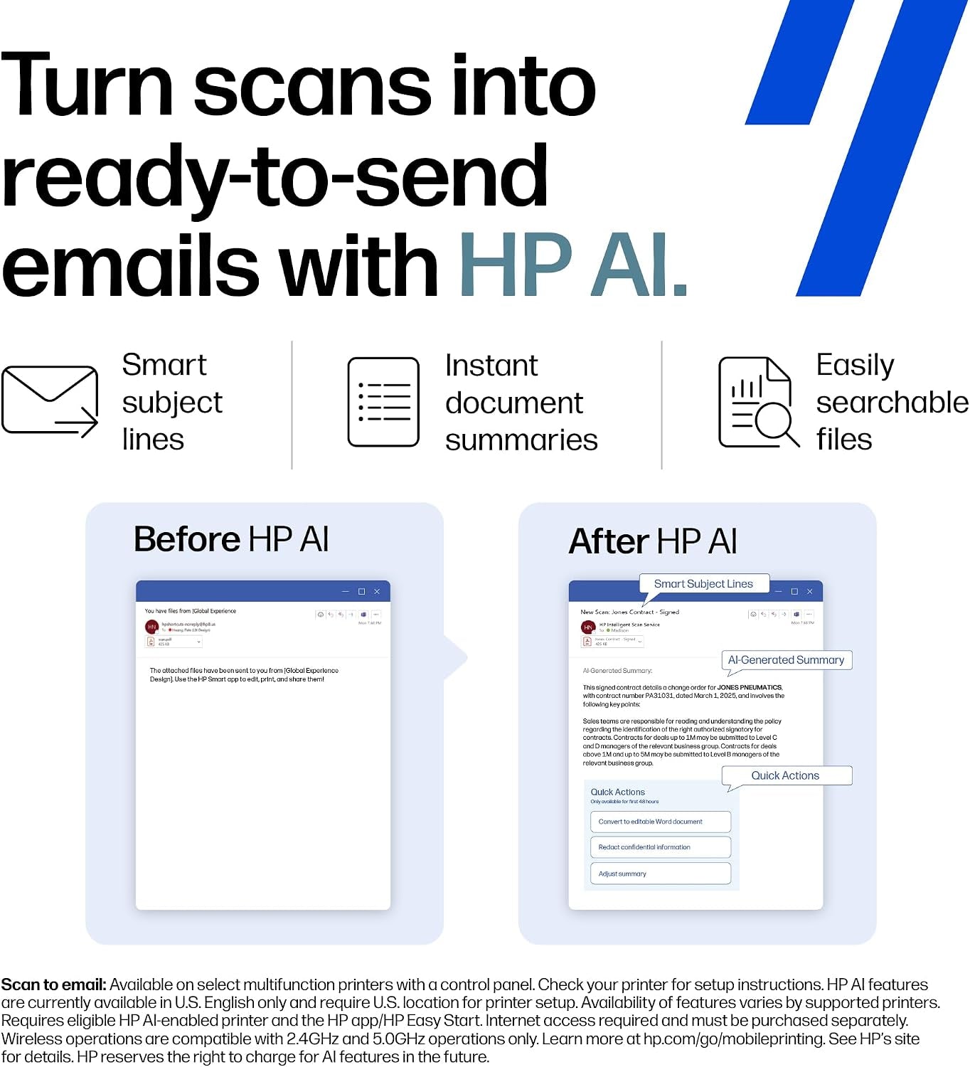 HP Laserjet Pro MFP 3105Sdw Wireless Printer, Print, Scan, Copy, Fast Speeds, Easy Setup, Mobile Printing, Advanced Security, Best-For-Office, Ai-Capable (3G646A)