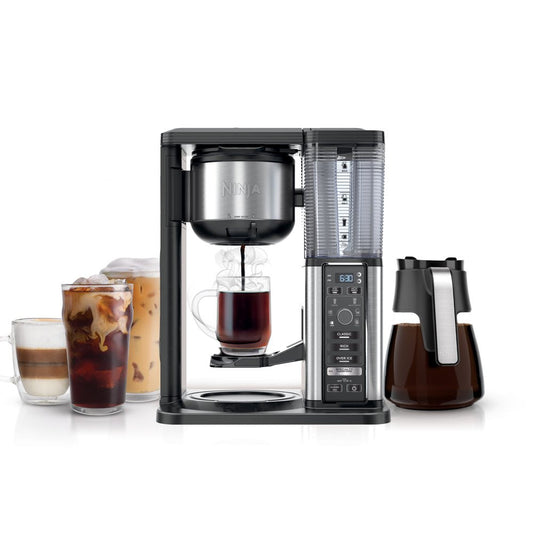 ® Specialty Coffee Maker with Fold-Away Frother and Glass Carafe CM401