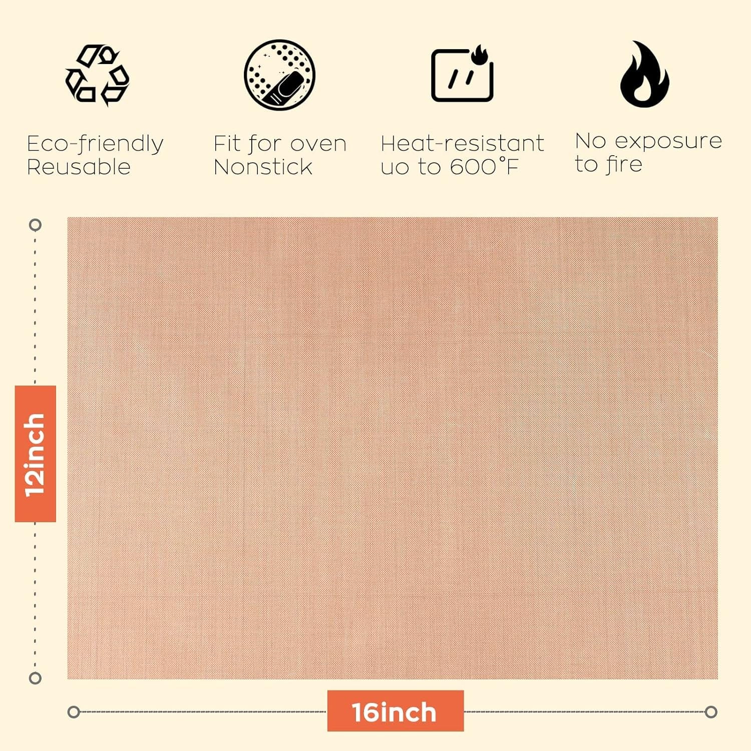 Heat Press Mat &  Teflon Sheets for Heat Press - 3 Pack