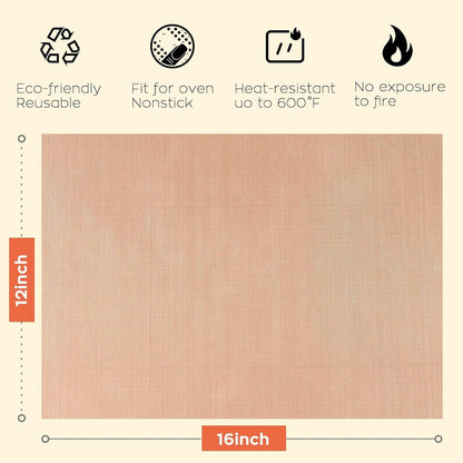 Heat Press Mat &  Teflon Sheets for Heat Press - 3 Pack