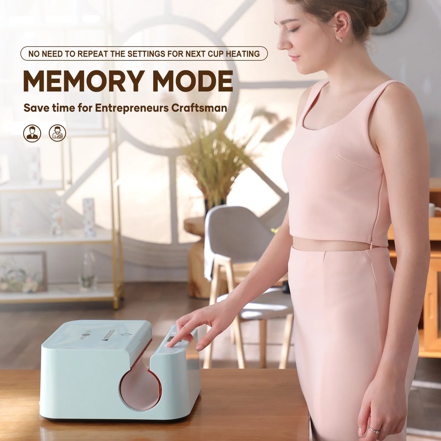 [Easter Machine Bundle]Htvront Auto+Tumbler Heat Press Machine & Free Materials