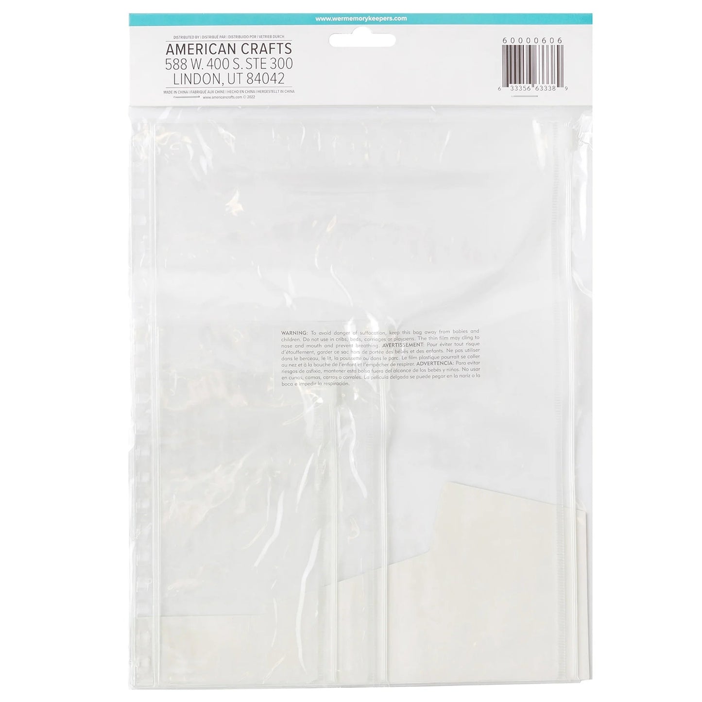 We R Memory Keepers Cinch Storage Pouch-3 Pieces