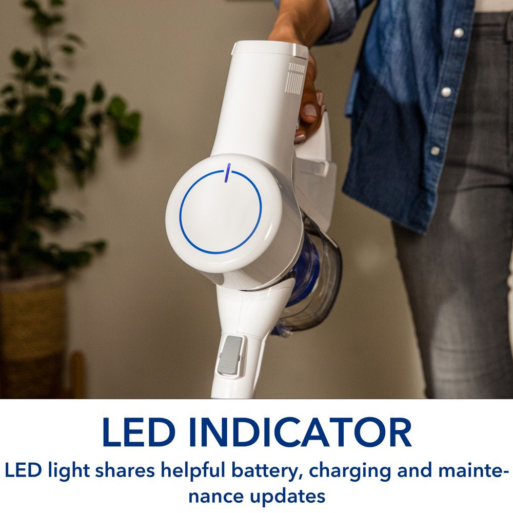 Litevak by  Cordless Stick Vacuum - 40 Minute Runtime + HEPA Filtration + LED Headlight - New