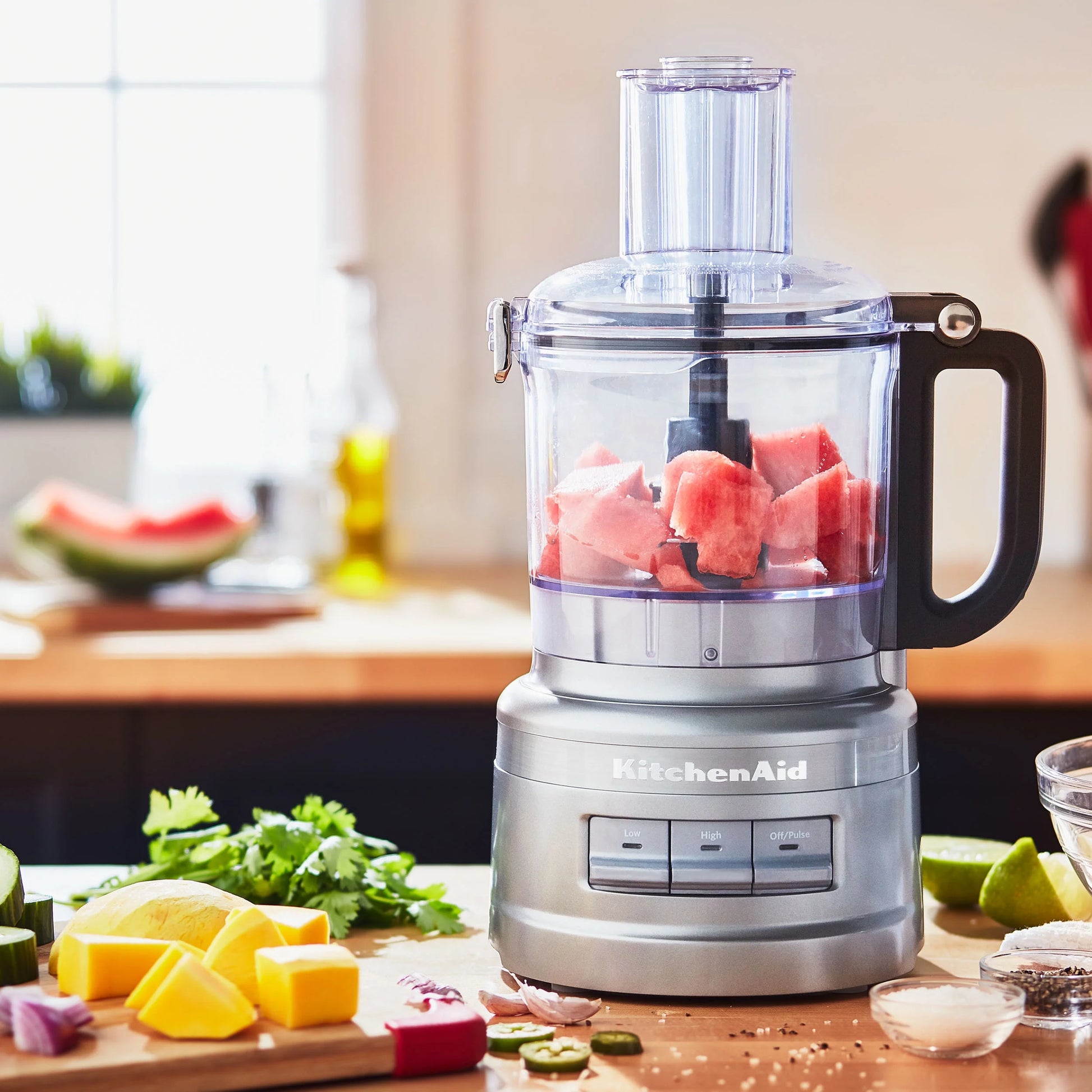 ® 7 Cup Food Processor, Contour Silver, KFP0718