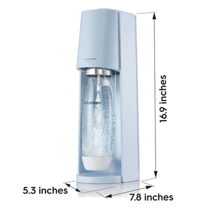 Terra Misty Blue Color Sparkling Water Maker Machine