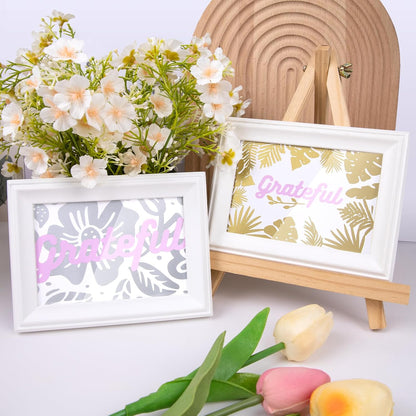 001 Vinyl Glossy Permanent Adhesive Vinyl for Craft Decal Projects 12" X 10Ft, Glossy Silver