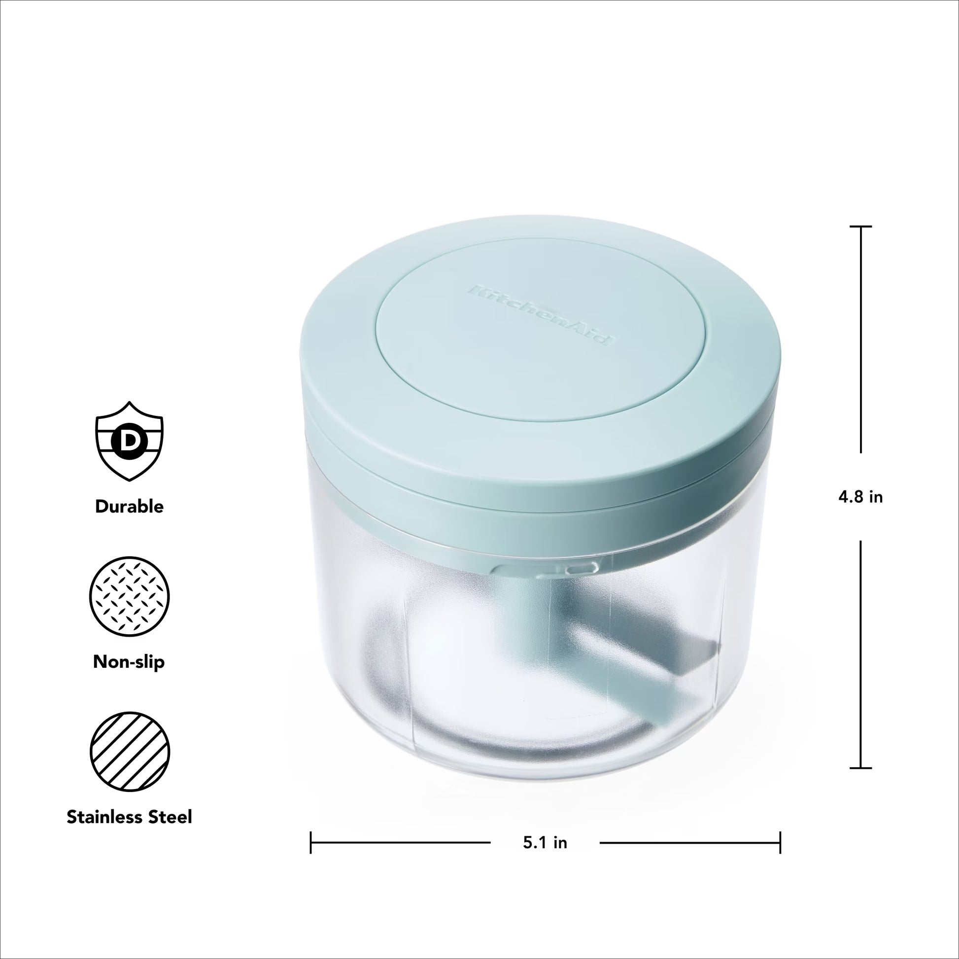 Manual Pull Food Chopper and Processor, Mineral Water