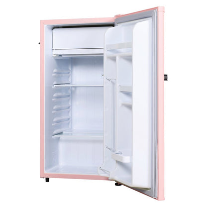 EFR376-C-PINK 3.2-Cu.-Ft. 65-Watt Retro Bar Fridge with Side Bottle Opener (Pink)