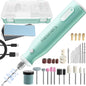 Cordless Rotary Tool Kit, Electric Resin Drill & Polishing Kit, 5-Speed Adjustable, 54Pcs Jewelry Making Kit, Professional Machine for Resin Molding, Manicure, Wooden DIY Crafts