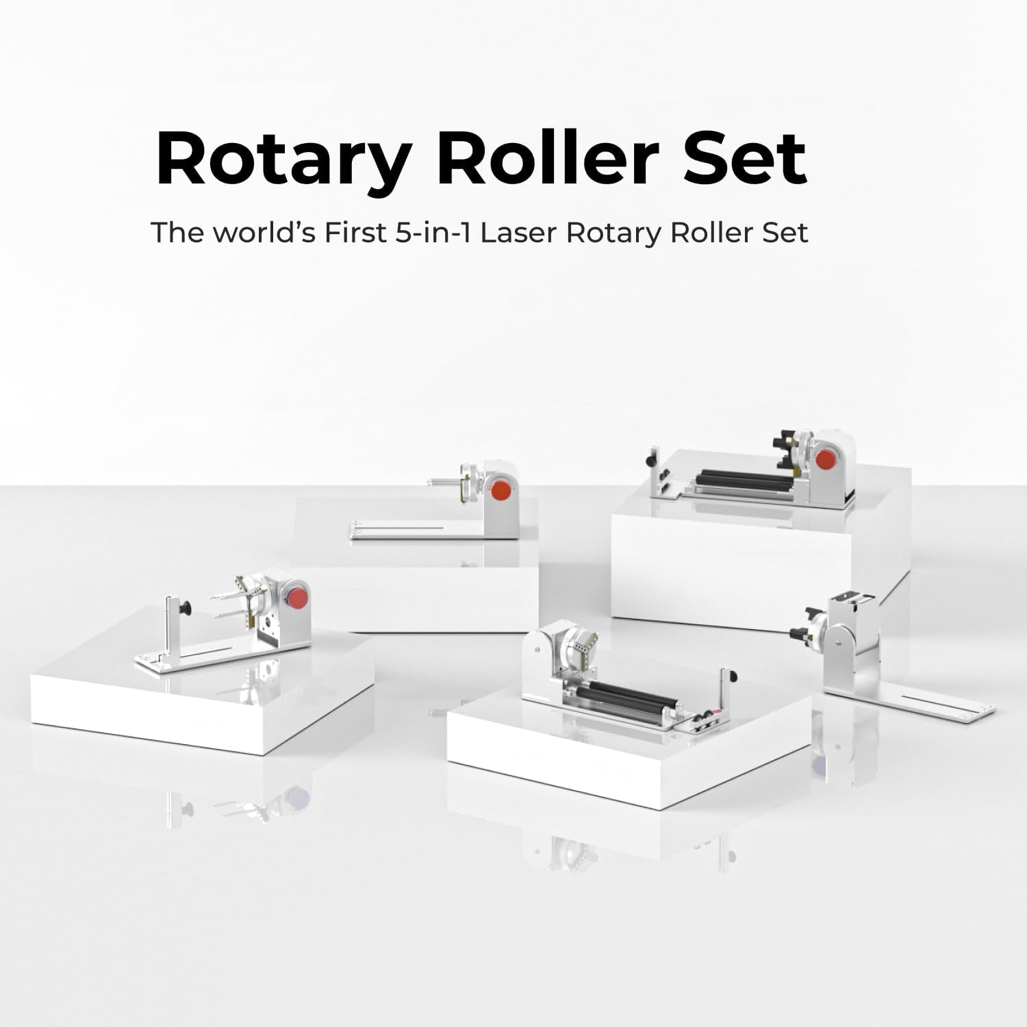 5-In-1 Rotary Roller Set for Engraving Cylindrical Objects