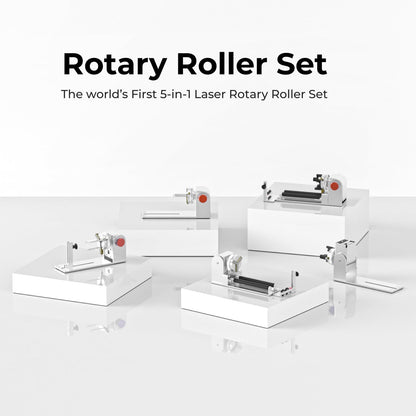 5-In-1 Rotary Roller Set for Engraving Cylindrical Objects