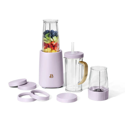 Personal Blender Set with 12 Pieces, 240 W, Lavender by Drew Barrymore